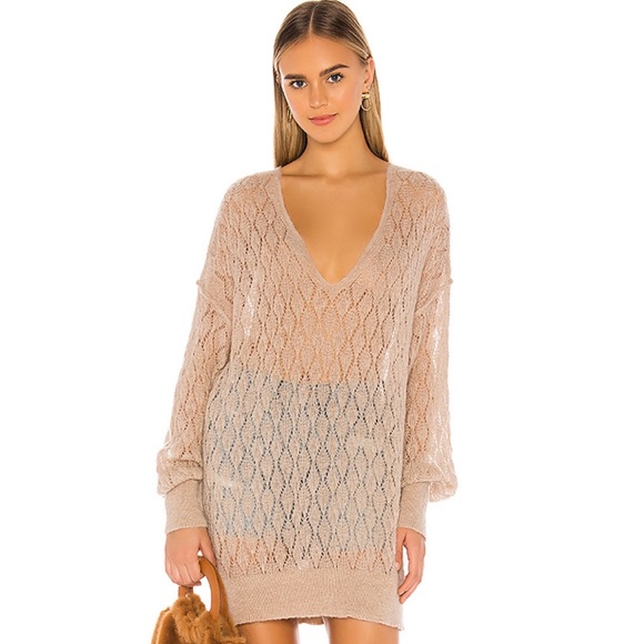 Free People Say Hello Sweater in Neutral Size Small - Picture 3 of 13